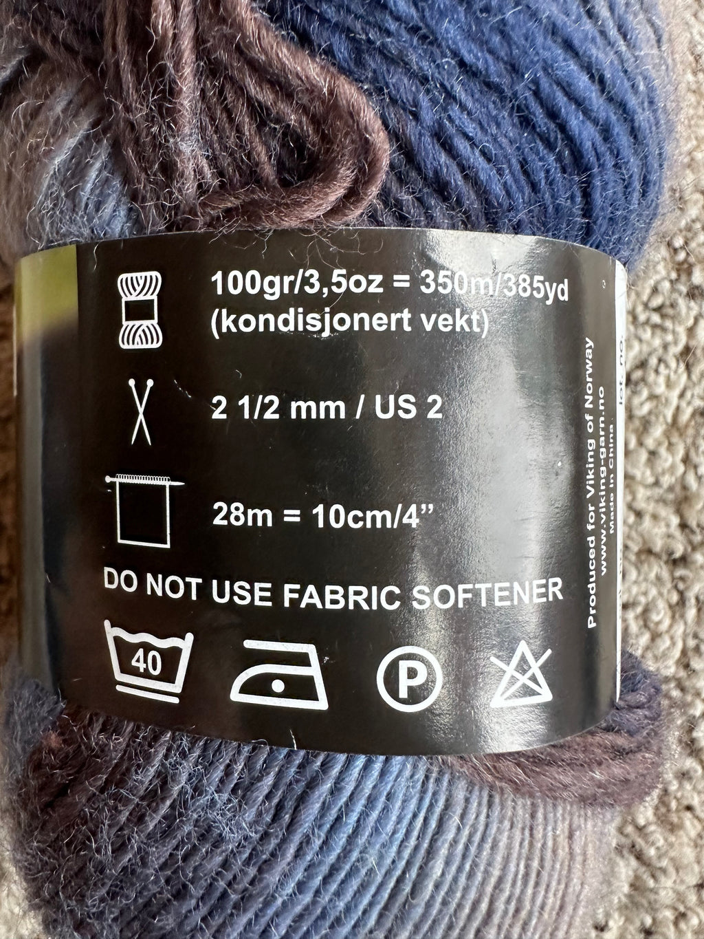 Nordlys Sock Yarn, 1 skein only, Superwash Wool