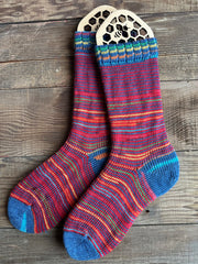 Bright Colored Alpaca Socks, Vibrant Colors and Patterns for Ultimate Comfort, Ideal Gift for Friends & Family Who Love Cozy Wear