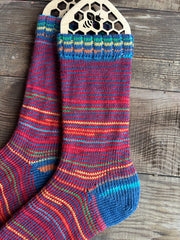 Bright Colored Alpaca Socks, Vibrant Colors and Patterns for Ultimate Comfort, Ideal Gift for Friends & Family Who Love Cozy Wear