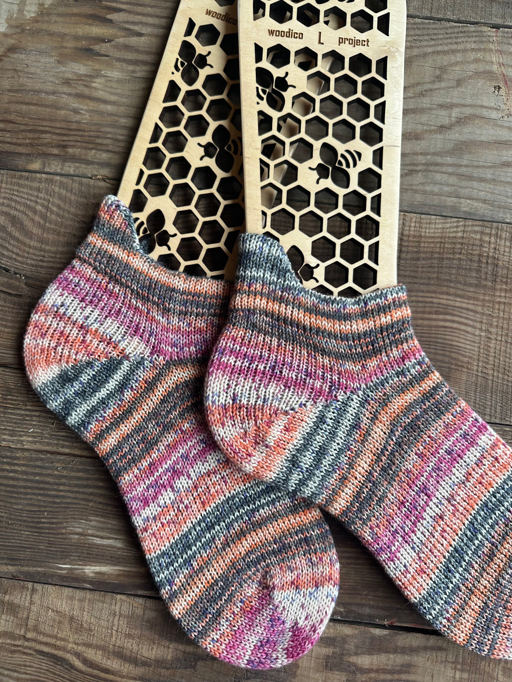 Hand-Knitted Socks, Cozy Woolen Accessories for Cold Weather, Perfect Gift for Her Birthdays or Holidays
