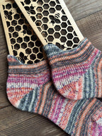 Hand-Knitted Socks, Cozy Woolen Accessories for Cold Weather, Perfect Gift for Her Birthdays or Holidays