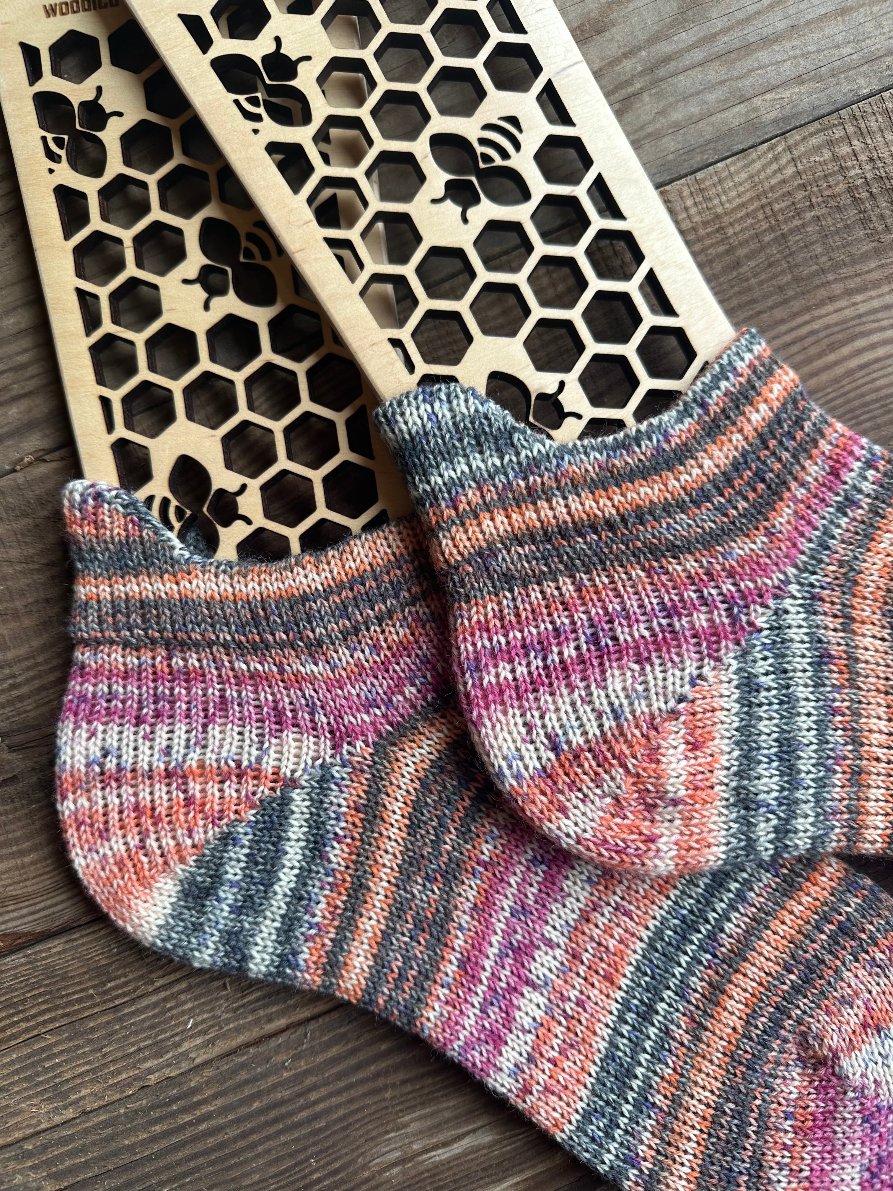Hand-Knitted Socks, Cozy Woolen Accessories for Cold Weather, Perfect Gift for Her Birthdays or Holidays