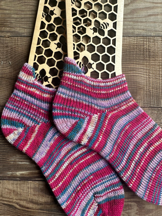 Hand-Knitted Socks, Cozy Woolen Accessories for Cold Weather, Perfect Gift for Her Birthdays or Holidays Main Image