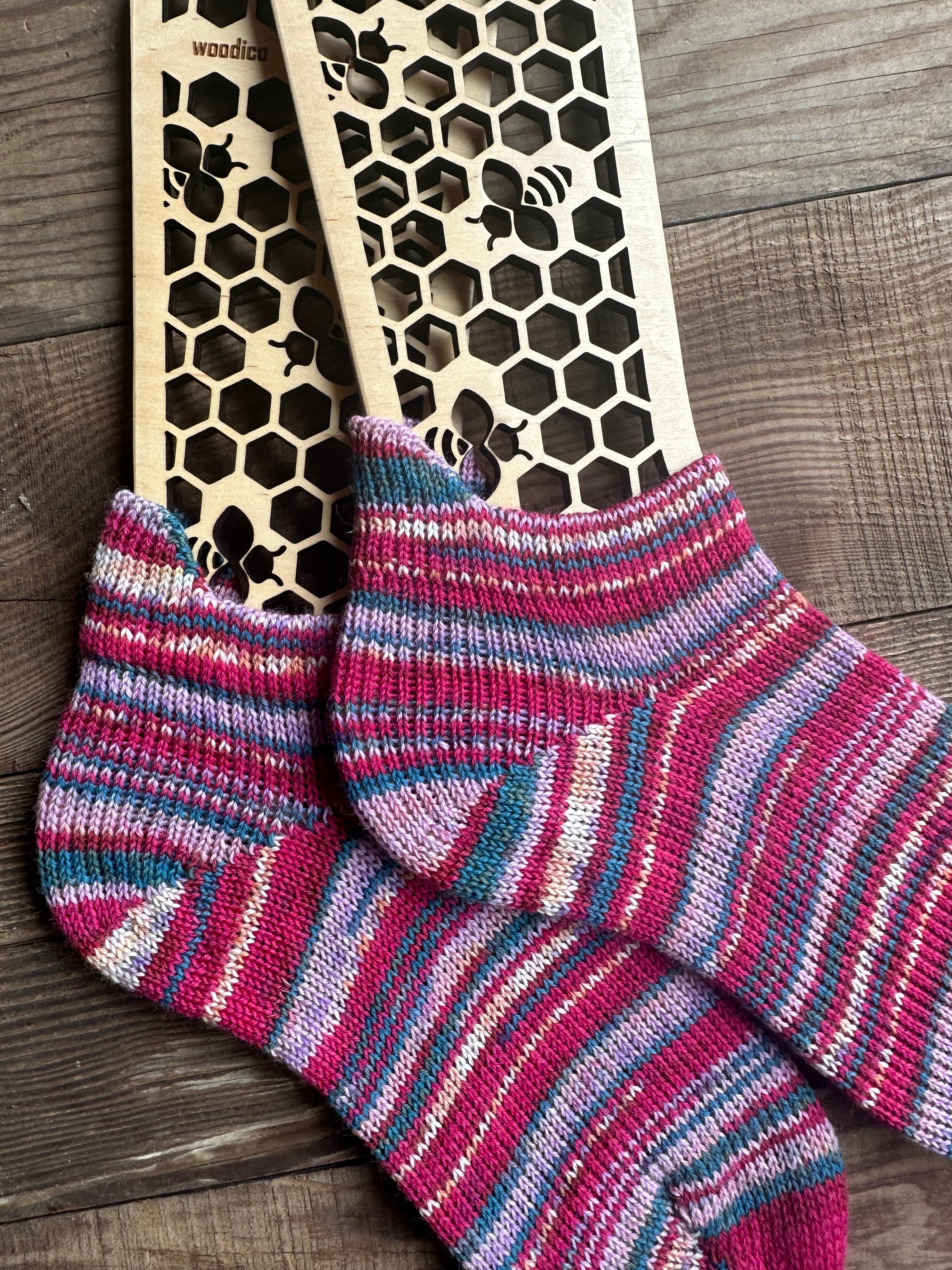 Hand-Knitted Socks, Cozy Woolen Accessories for Cold Weather, Perfect Gift for Her Birthdays or Holidays
