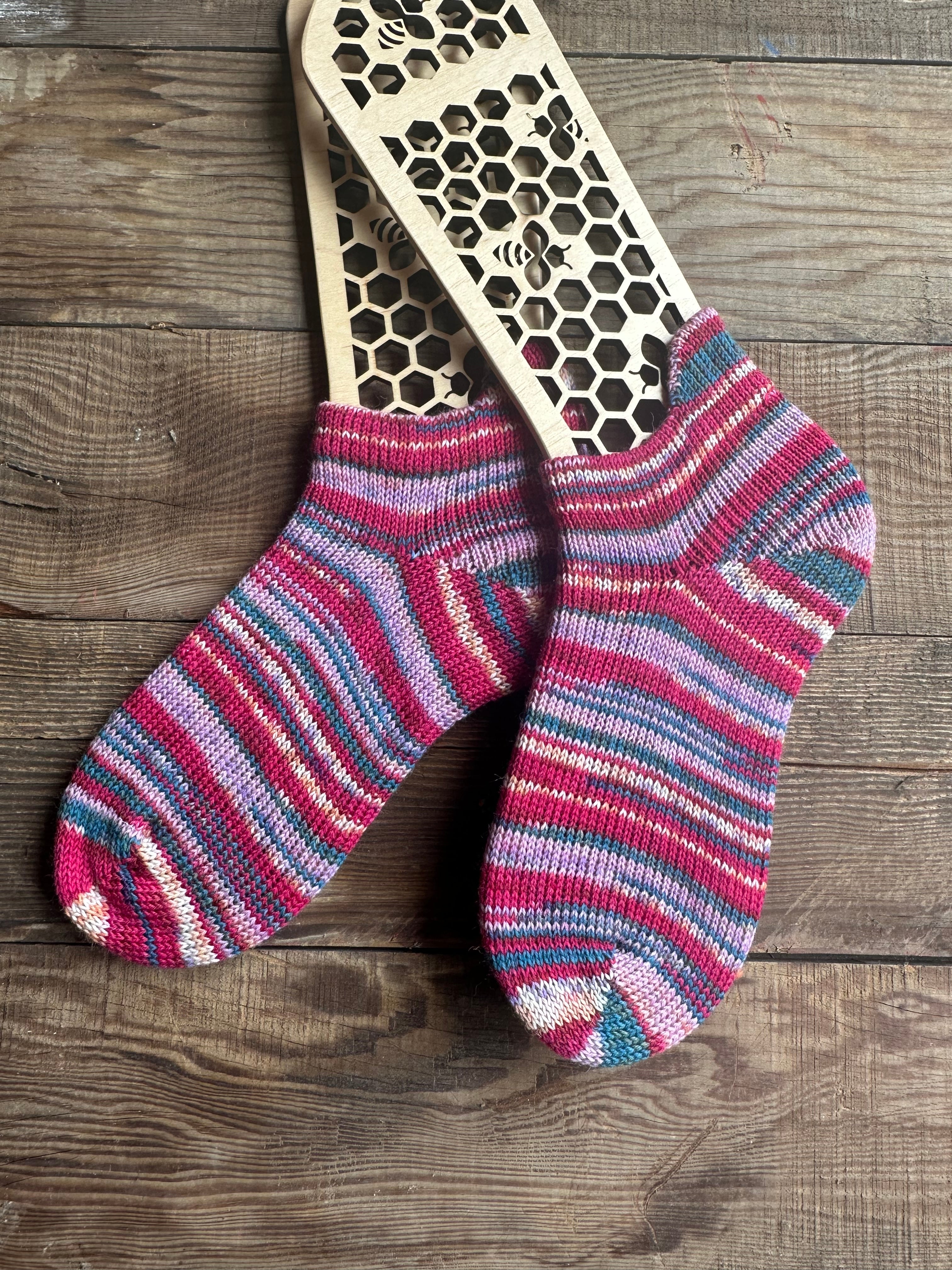 Hand-Knitted Socks, Cozy Woolen Accessories for Cold Weather, Perfect Gift for Her Birthdays or Holidays