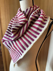 Handmade Wool Cowl, Cozy Cold Weather Knit, Elegant Dress Topper Gift for Women