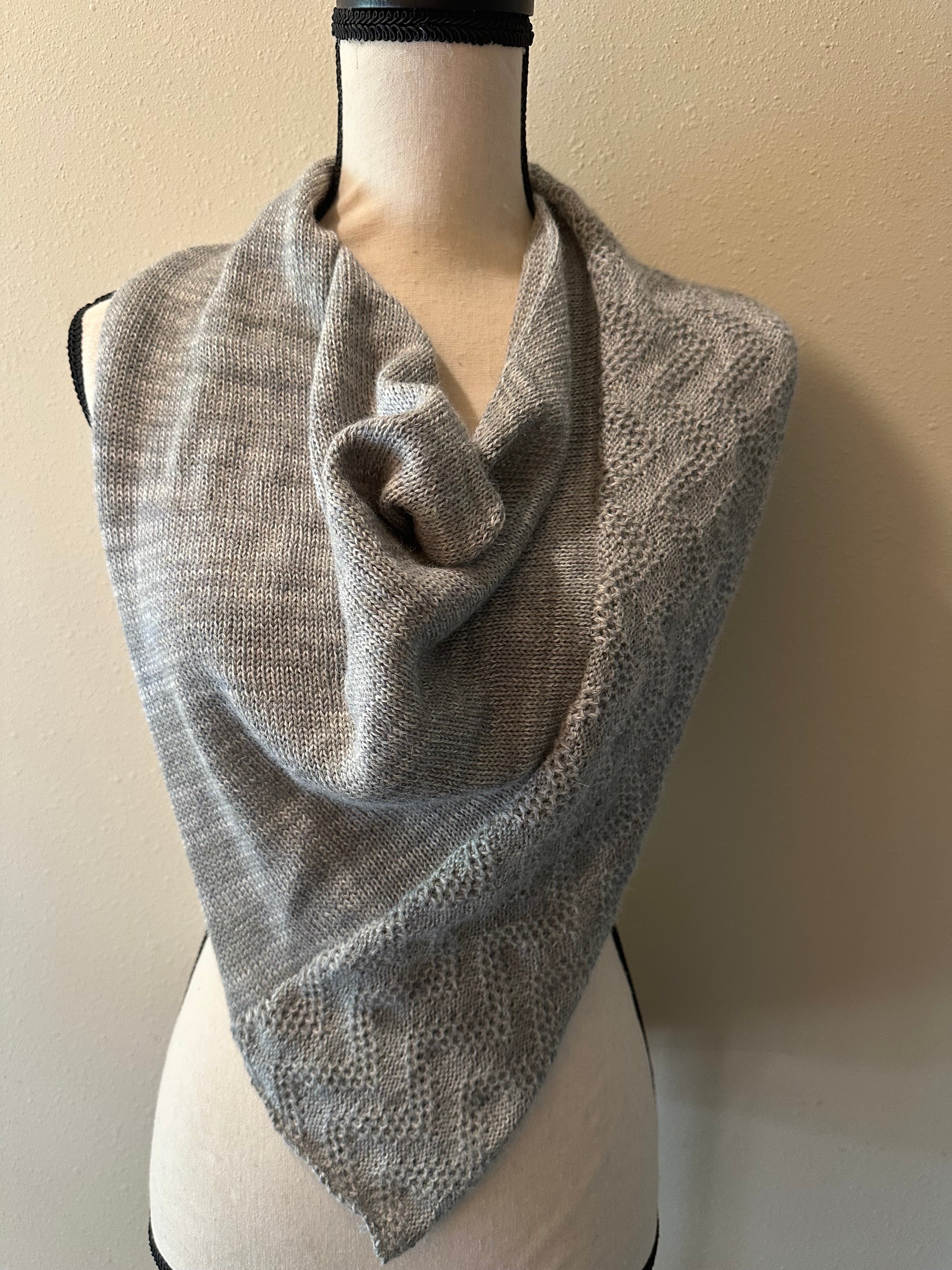 Handmade Wool Cowl, Cozy Cold Weather Knit, Elegant Dress Topper Gift for Women
