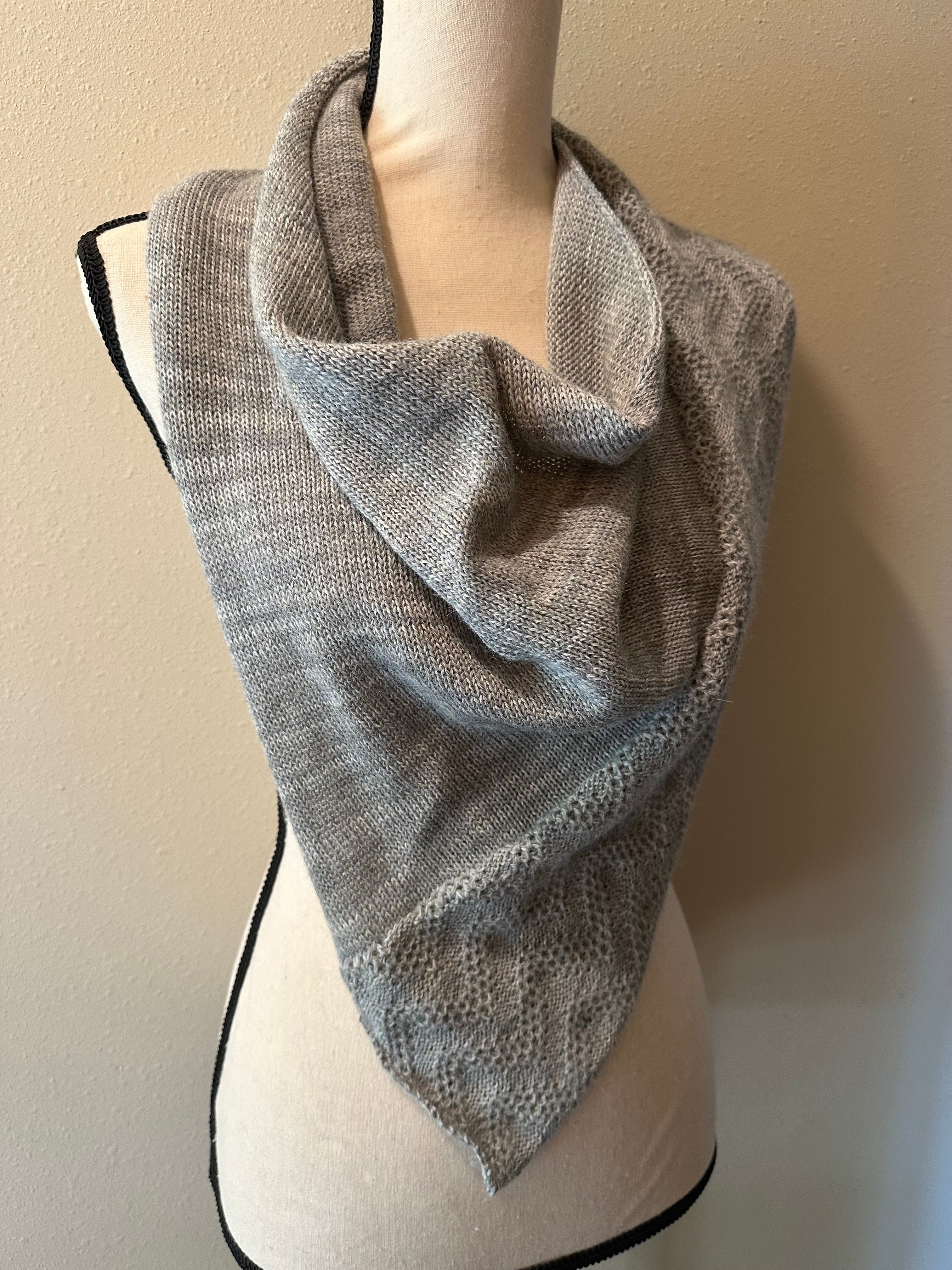 Handmade Wool Cowl, Cozy Cold Weather Knit, Elegant Dress Topper Gift for Women