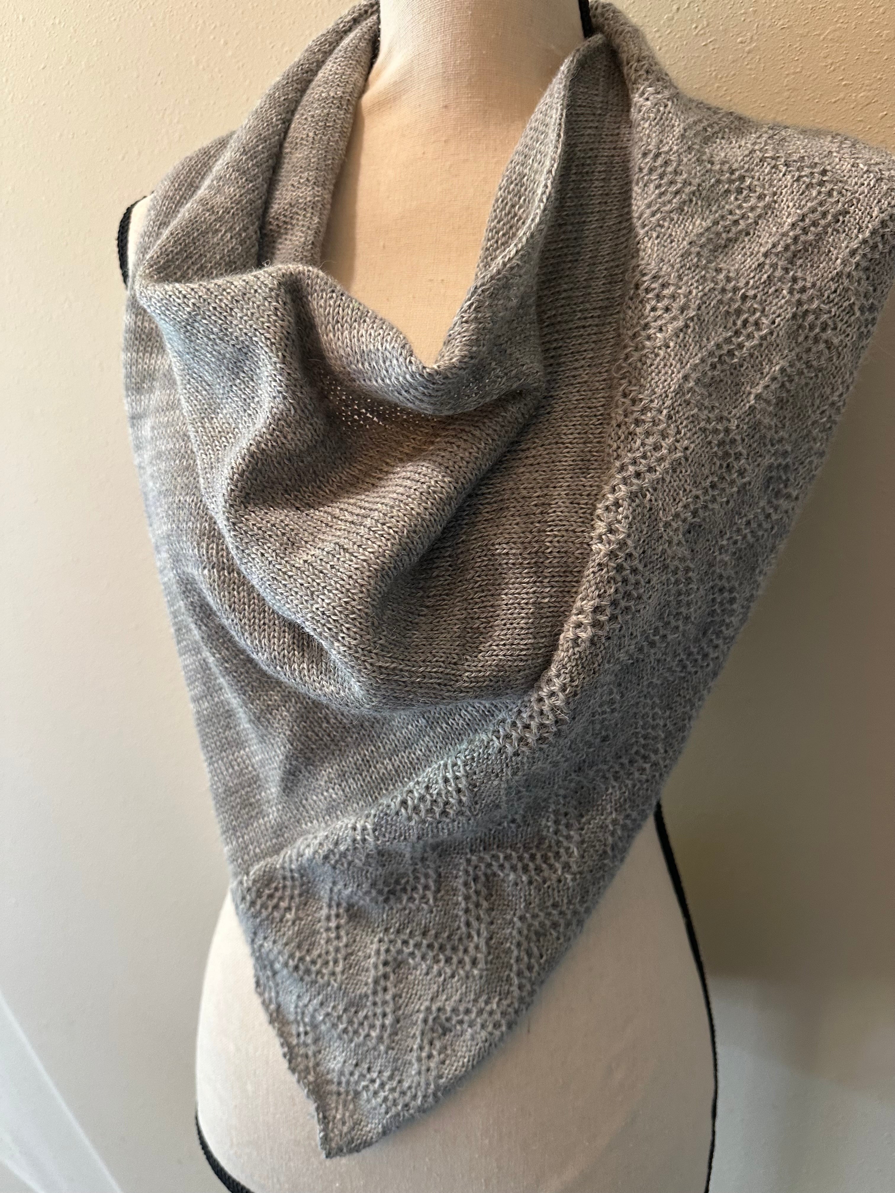 Handmade Wool Cowl, Cozy Cold Weather Knit, Elegant Dress Topper Gift for Women