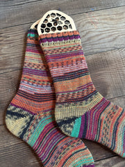 Bright Colored Alpaca Socks, Vibrant Colors and Patterns for Ultimate Comfort, Ideal Gift for Friends & Family Who Love Cozy Wear