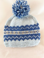 Child's Fairisle Hat Pattern, Cozy and Stylish Knit Design for Cold Weather, Ideal Handmade Gift for Kids