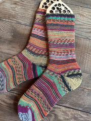 Bright Colored Alpaca Socks, Vibrant Colors and Patterns for Ultimate Comfort, Ideal Gift for Friends & Family Who Love Cozy Wear