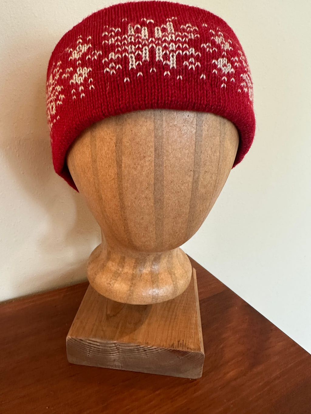 Shetland wool headband, hand-knit fair isle design, warming headwear for chilly days and thoughtful handmade gift
