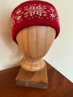 Shetland wool headband, hand-knit fair isle design, warming headwear for chilly days and thoughtful handmade gift