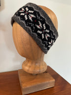 Shetland wool headband, hand-knit fair isle design, warming headwear for chilly days and thoughtful handmade gift
