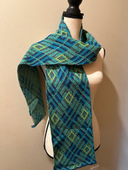 Colorful Alpaca and Wool Scarf, Ideal for Daily Wear, Unique Gift for Birthdays or Holidays