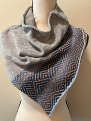 Elegant Dress Topper Gift for Women, Handmade Wool Cowl, Cozy Cold Weather Knit,