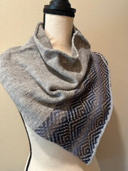 Elegant Dress Topper Gift for Women, Handmade Wool Cowl, Cozy Cold Weather Knit,