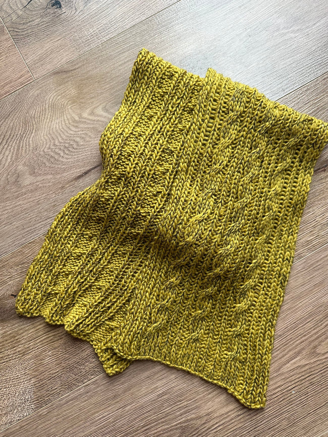 Wool Scarf  Cable Design, Ideal for Daily Wear, Unique Gift for Birthdays or Holidays Main Image