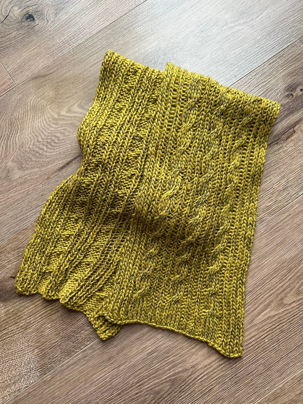 Wool Scarf  Cable Design, Ideal for Daily Wear, Unique Gift for Birthdays or Holidays