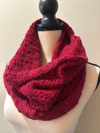 Handcrafted Wool Infinity Scarf, Warm Loop Scarf for Winter Weather, Outdoor Wear, Ideal Gift