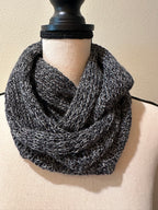 Handmade Wool and Alpaca Infinity Scarf, Warm Loop Scarf for Winter, Dress Topper, Perfect Gift for Women