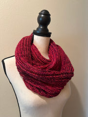 Wool Infinity Scarf Handmade, Cozy Loop Winter Accessory for Outdoor Styling, Gift for Women