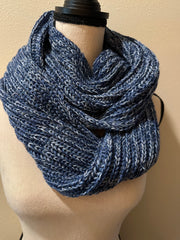 Wool Infinity Scarf Handmade, Cozy Loop Winter Accessory for Outdoor Styling, Gift for Women