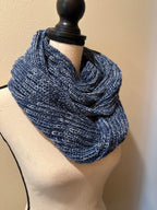 Wool Infinity Scarf Handmade, Cozy Loop Winter Accessory for Outdoor Styling, Gift for Women