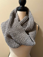 Wool Infinity Scarf Handmade, Cozy Loop Winter Accessory for Outdoor Styling, Gift for Women