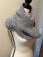 Wool Infinity Scarf Handmade, Cozy Loop Winter Accessory for Outdoor Styling, Gift for Women