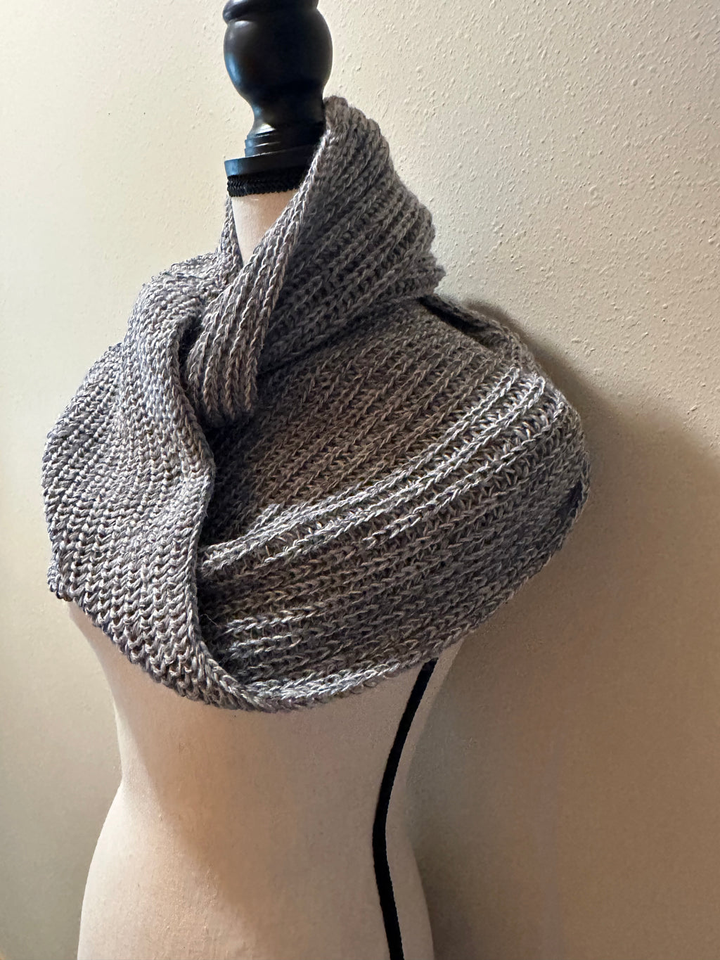 Wool Infinity Scarf Handmade, Cozy Loop Winter Accessory for Outdoor Styling, Gift for Women