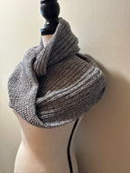 Wool Infinity Scarf Handmade, Cozy Loop Winter Accessory for Outdoor Styling, Gift for Women