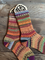 Bright Colored Alpaca Socks, Vibrant Colors and Patterns for Ultimate Comfort, Ideal Gift for Friends & Family Who Love Cozy Wear
