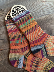 Bright Colored Alpaca Socks, Vibrant Colors and Patterns for Ultimate Comfort, Ideal Gift for Friends & Family Who Love Cozy Wear