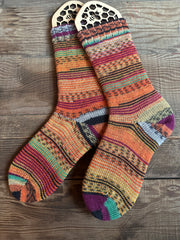 Bright Colored Alpaca Socks, Vibrant Colors and Patterns for Ultimate Comfort, Ideal Gift for Friends & Family Who Love Cozy Wear