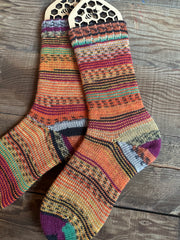 Bright Colored Alpaca Socks, Vibrant Colors and Patterns for Ultimate Comfort, Ideal Gift for Friends & Family Who Love Cozy Wear