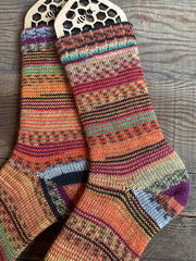 Bright Colored Alpaca Socks, Vibrant Colors and Patterns for Ultimate Comfort, Ideal Gift for Friends & Family Who Love Cozy Wear