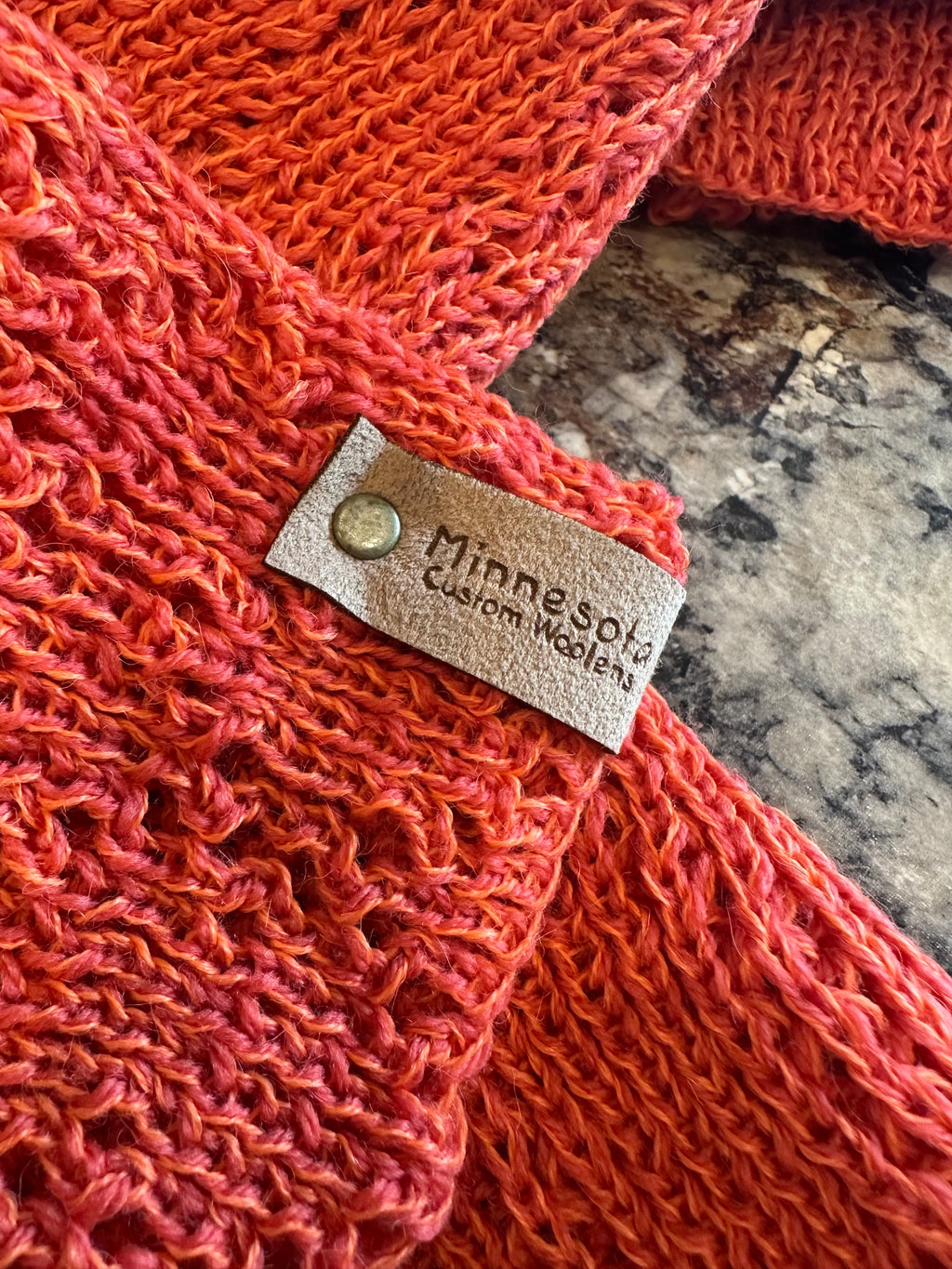 Wool & Alpaca Handknit Scarf, Classic Tuck Stitch Winter Wrap, Warm Gift for Cold Weather