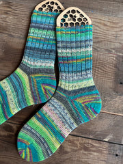 Scrappy Handmade Wool Socks, Luxuriously Soft Knitted Socks for Everyday Comfort, Thoughtful Gift for Friends and Family