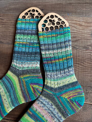 Scrappy Handmade Wool Socks, Luxuriously Soft Knitted Socks for Everyday Comfort, Thoughtful Gift for Friends and Family