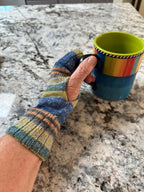 Handknit Texting Gloves, Soft Woolen Mittens for Screen Use, Ideal Gift for Her This Winter