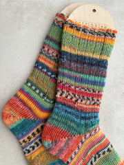 Handmade Scrappy Wool Socks, Luxuriously Soft Knitted Socks for Everyday Comfort, Thoughtful Gift for Friends and Family