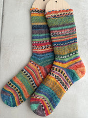 Handmade Scrappy Wool Socks, Luxuriously Soft Knitted Socks for Everyday Comfort, Thoughtful Gift for Friends and Family