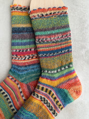 Handmade Scrappy Wool Socks, Luxuriously Soft Knitted Socks for Everyday Comfort, Thoughtful Gift for Friends and Family