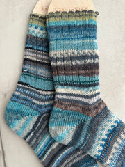 Scrappy Frankenstein Wool Socks, Whimsical Patterns, Ideal for Cold Days and Cozy Nights, Quirky Gift for Friends & Family