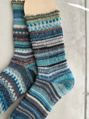 Scrappy Frankenstein Wool Socks, Whimsical Patterns, Ideal for Cold Days and Cozy Nights, Quirky Gift for Friends & Family