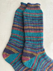 Merino Wool Socks Handmade, Luxurious Soft Woolen Socks for Warmth, Unique Cozy Socks Gift for Her