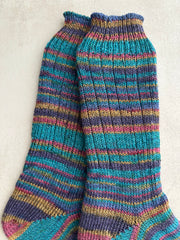 Merino Wool Socks Handmade, Luxurious Soft Woolen Socks for Warmth, Unique Cozy Socks Gift for Her