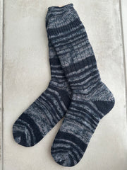 Hand-Knitted Socks, Cozy Woolen Accessories for Cold Weather, Perfect Gift for His Birthdays or Holidays